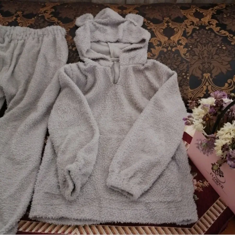 ست هودی شلوار تدی