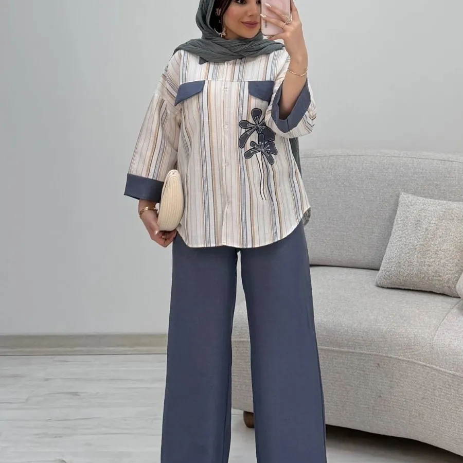 شومیز شلوار نوگل