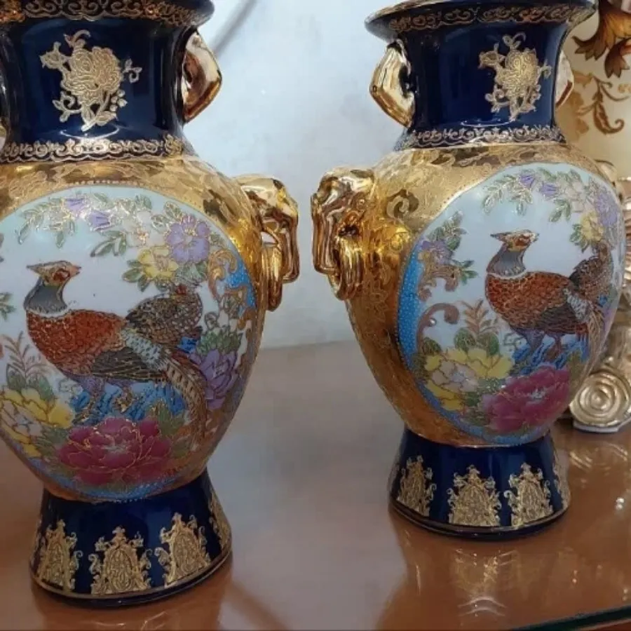 جفت گلدان و شکلات خوری
