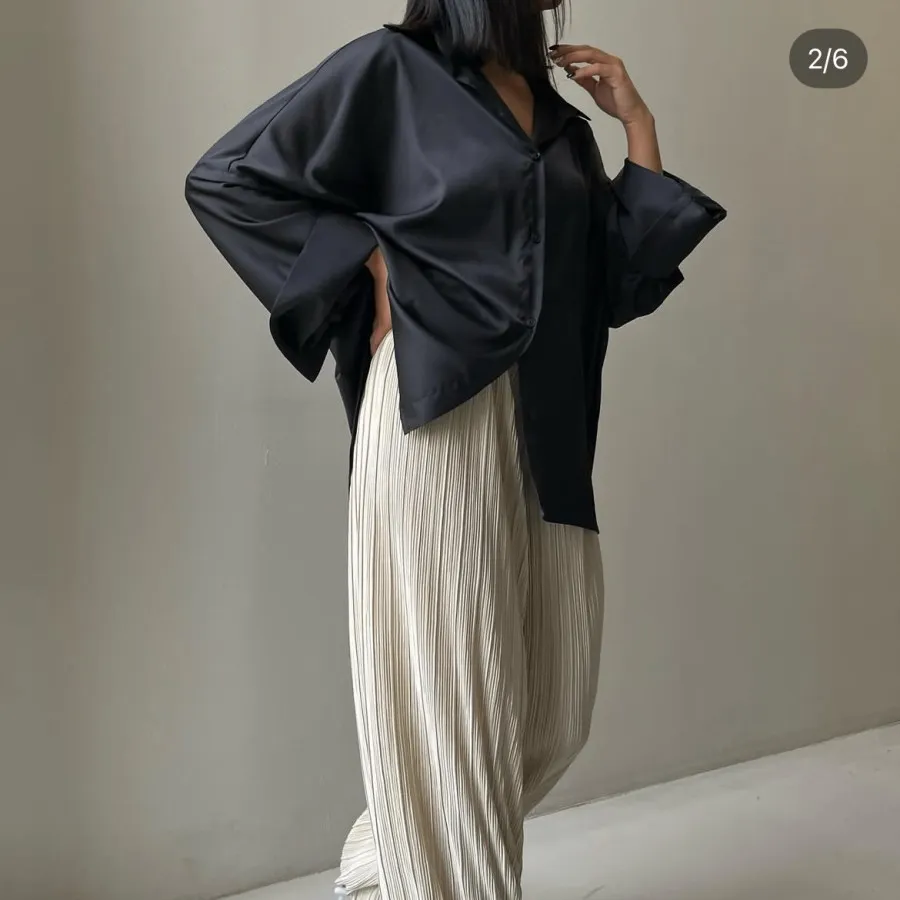 شومیز ساتن مزونی