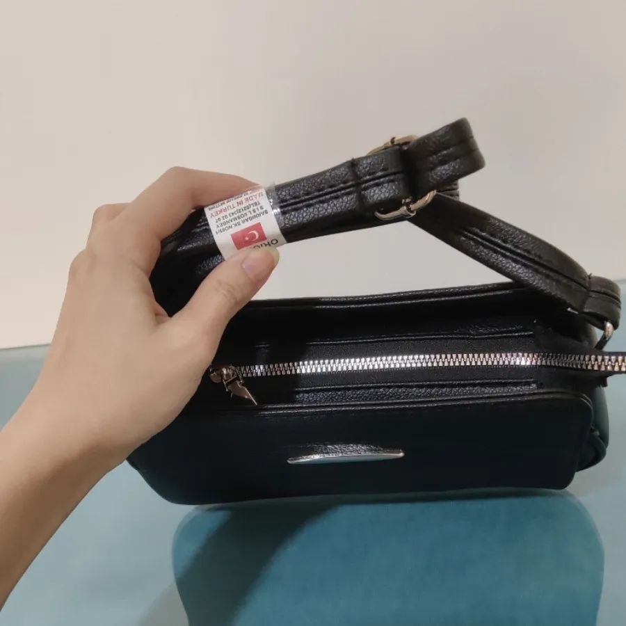 کیف دوشی مشکی ترک