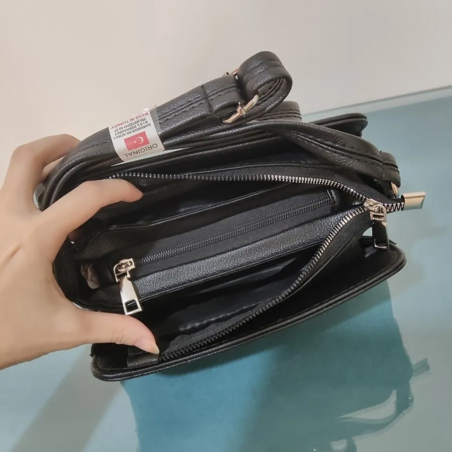 کیف دوشی مشکی ترک