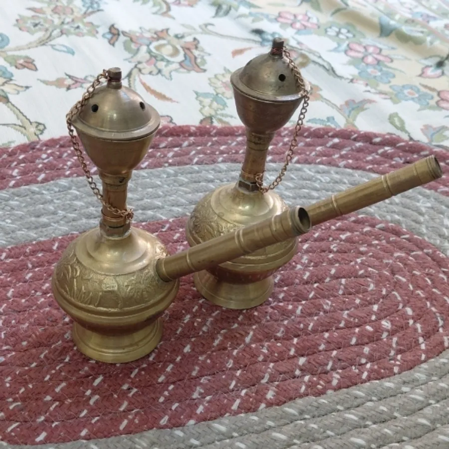 گلاب پاش برنجی آنتیک