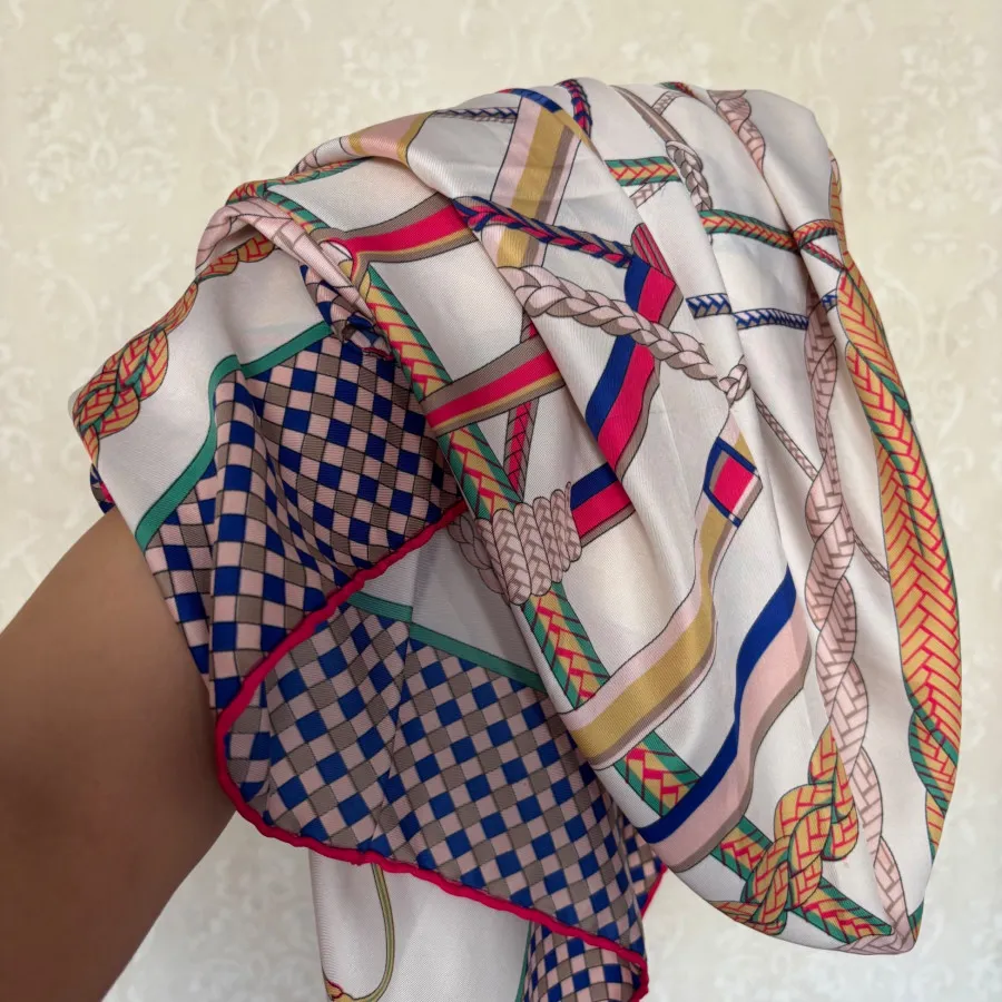 روسری ساتن ابریشم