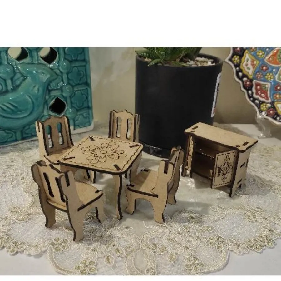 ست نهارخوری چوبی