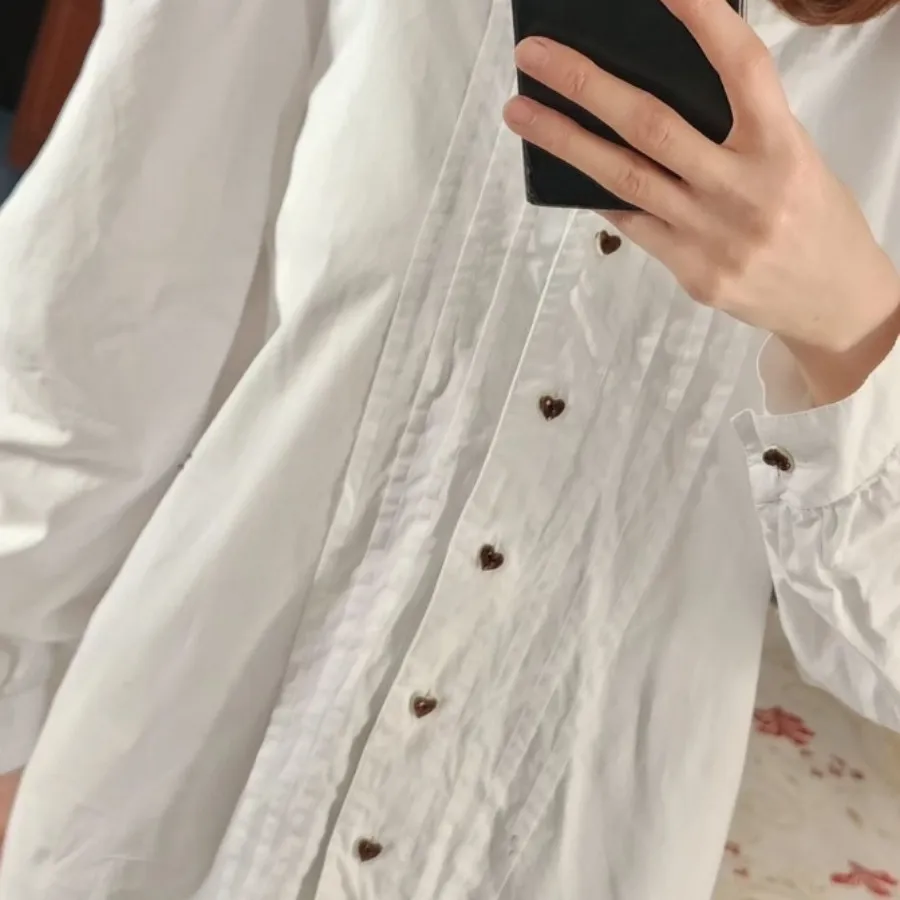 شومیز کلاسیک سفید