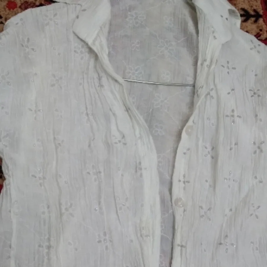 شومیز سفید دخترانه