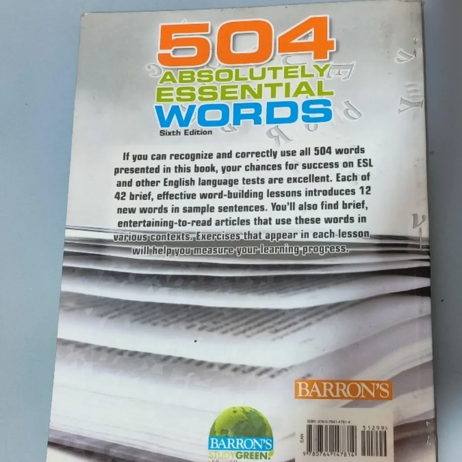 کتاب زبان 504