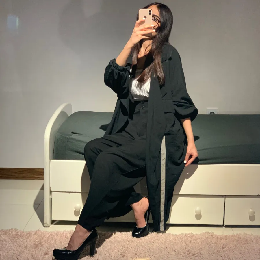 مانتو مشکی زنانه