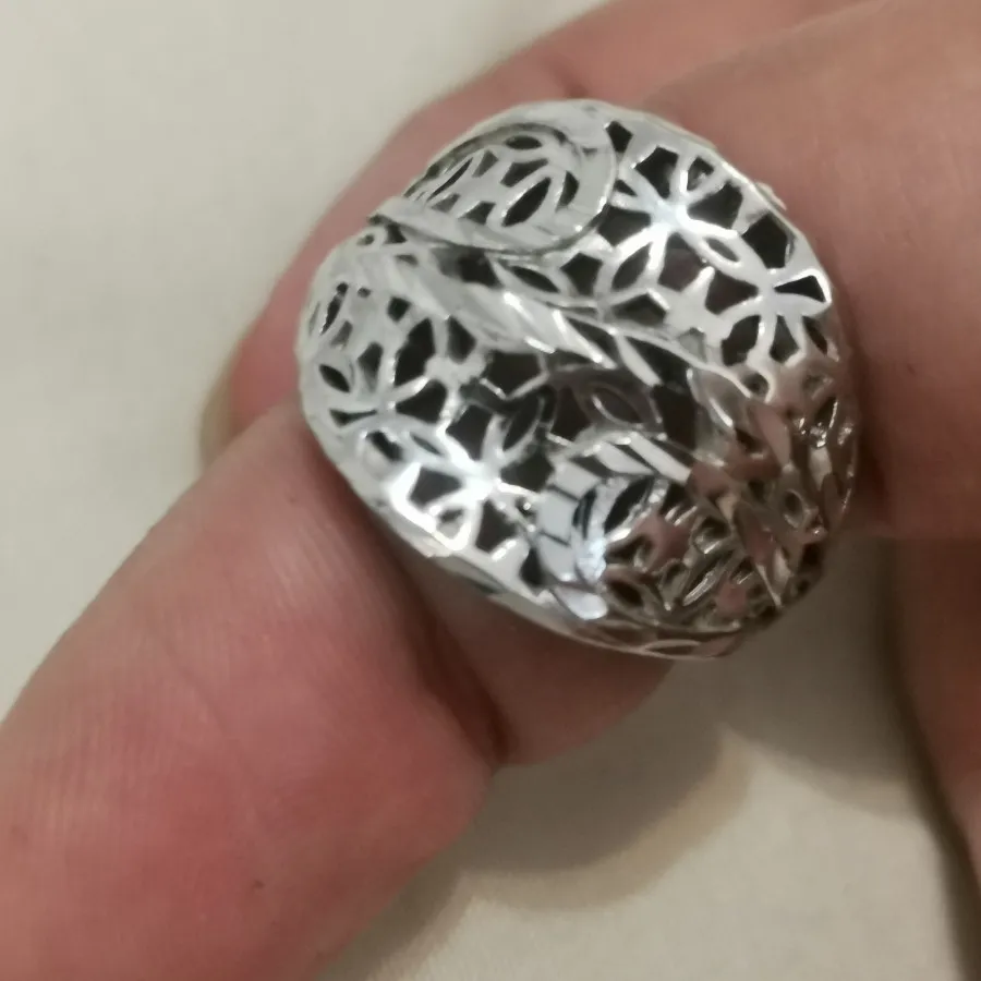 انگشتر نقره ای استیل 7 اچ