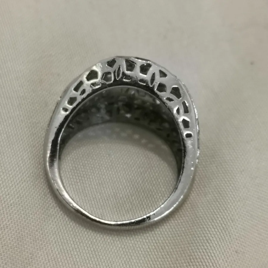 انگشتر نقره ای استیل 7 اچ