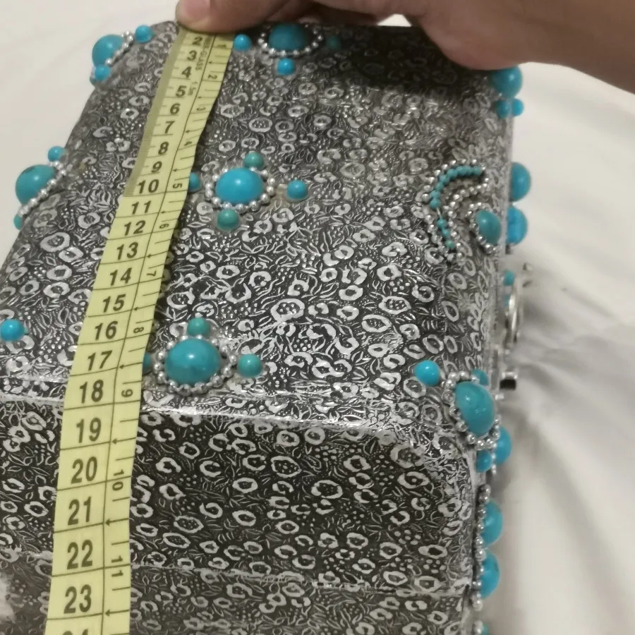 جعبه جواهرات نقره ای18