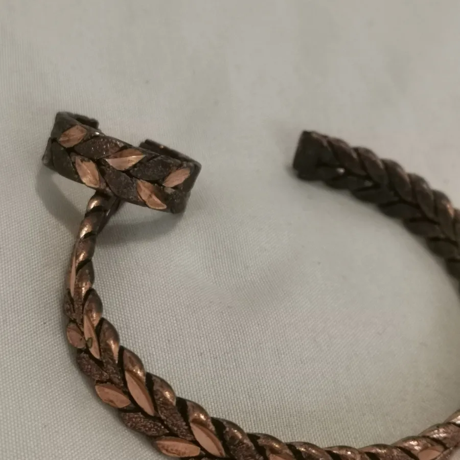 ست مس انگشتر و دستبند