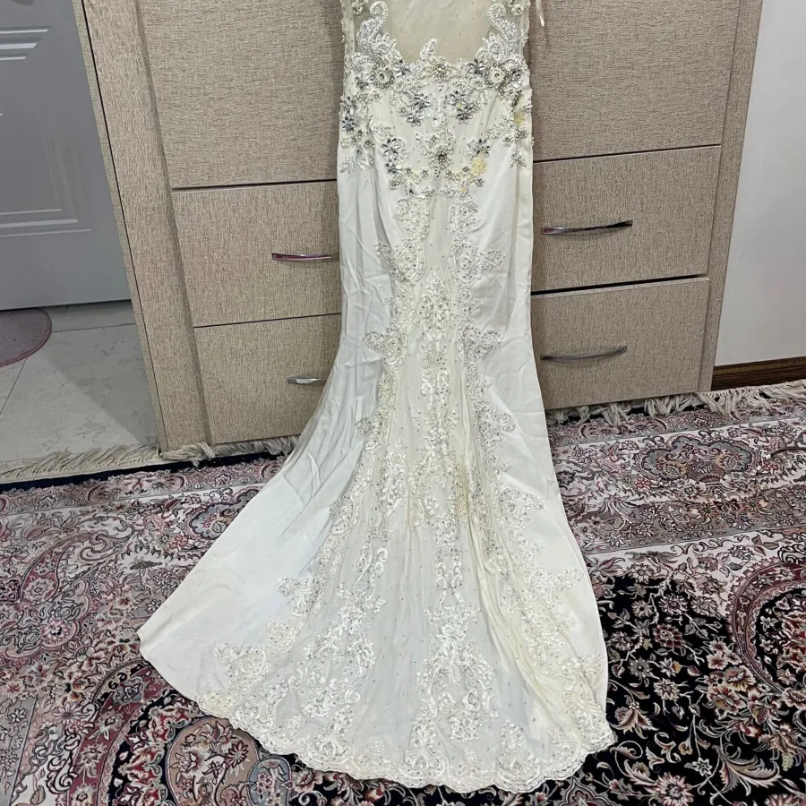 پیراهن مجلسی سفید