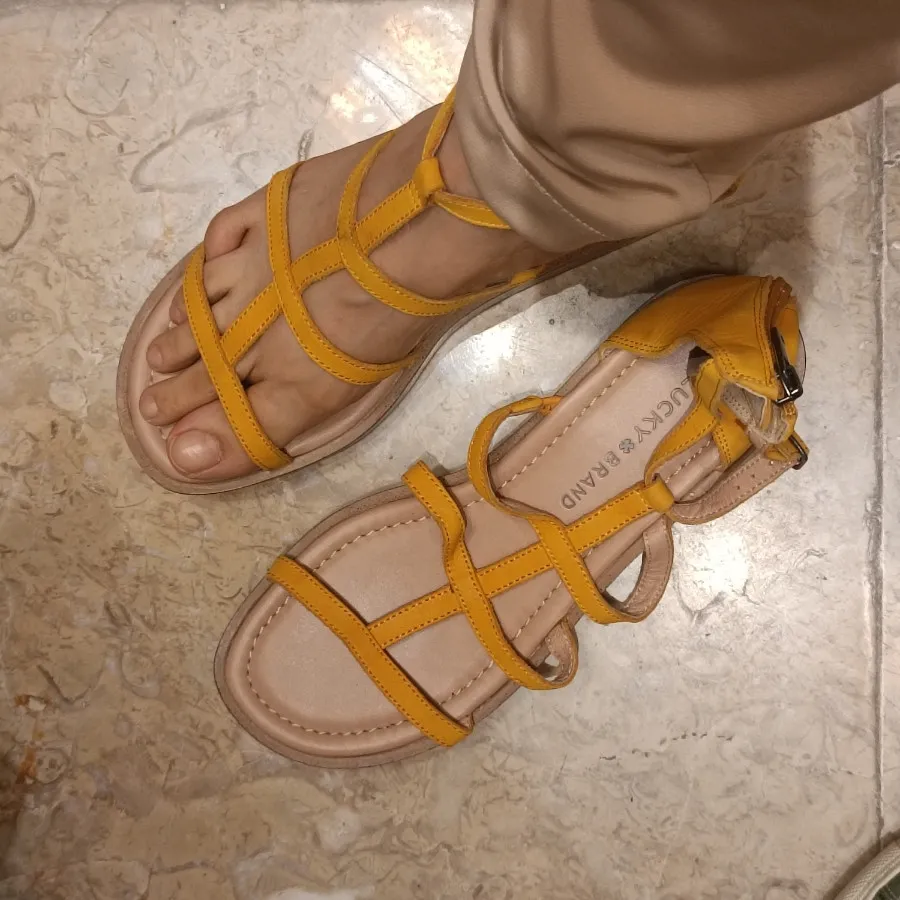 صندل چرم خارجی زنانه