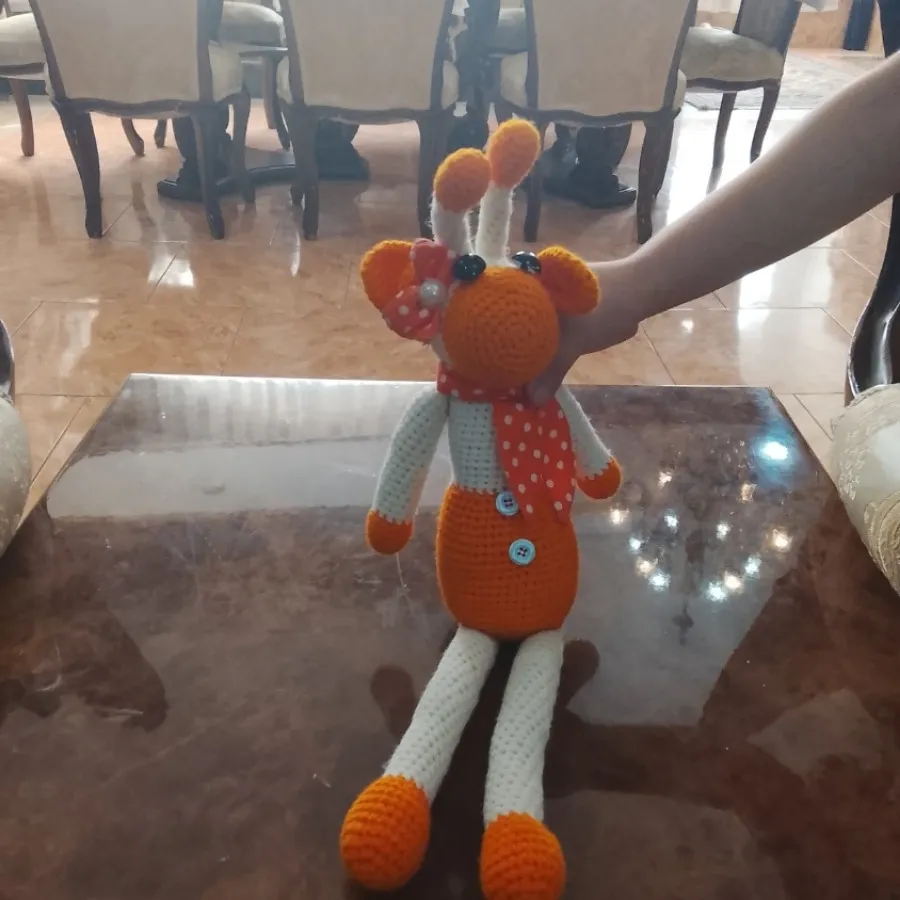 عروسک بافتنی زرافه