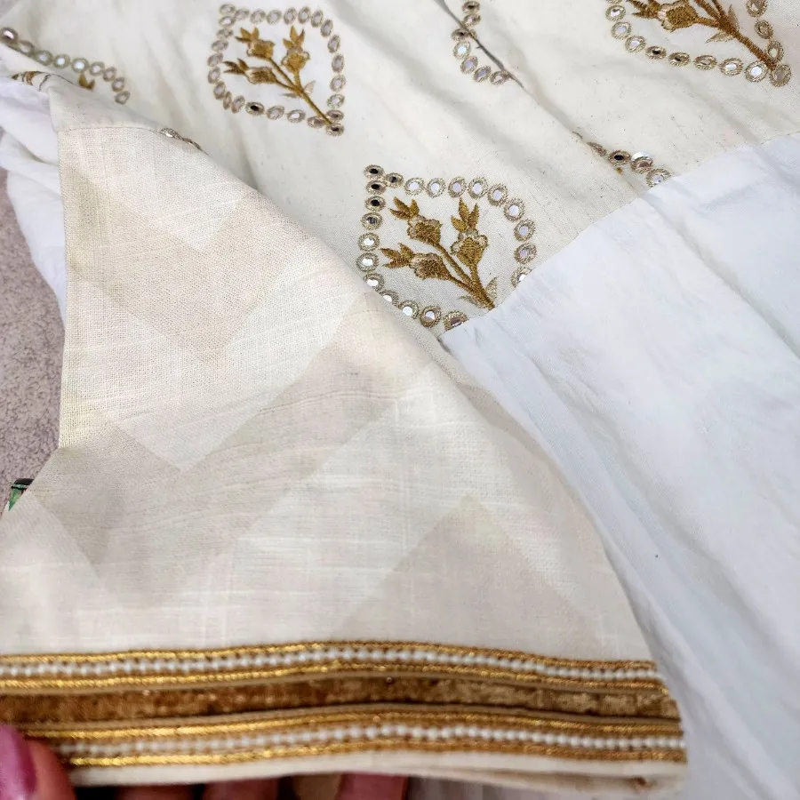 مانتو طرحدار آینه کاری