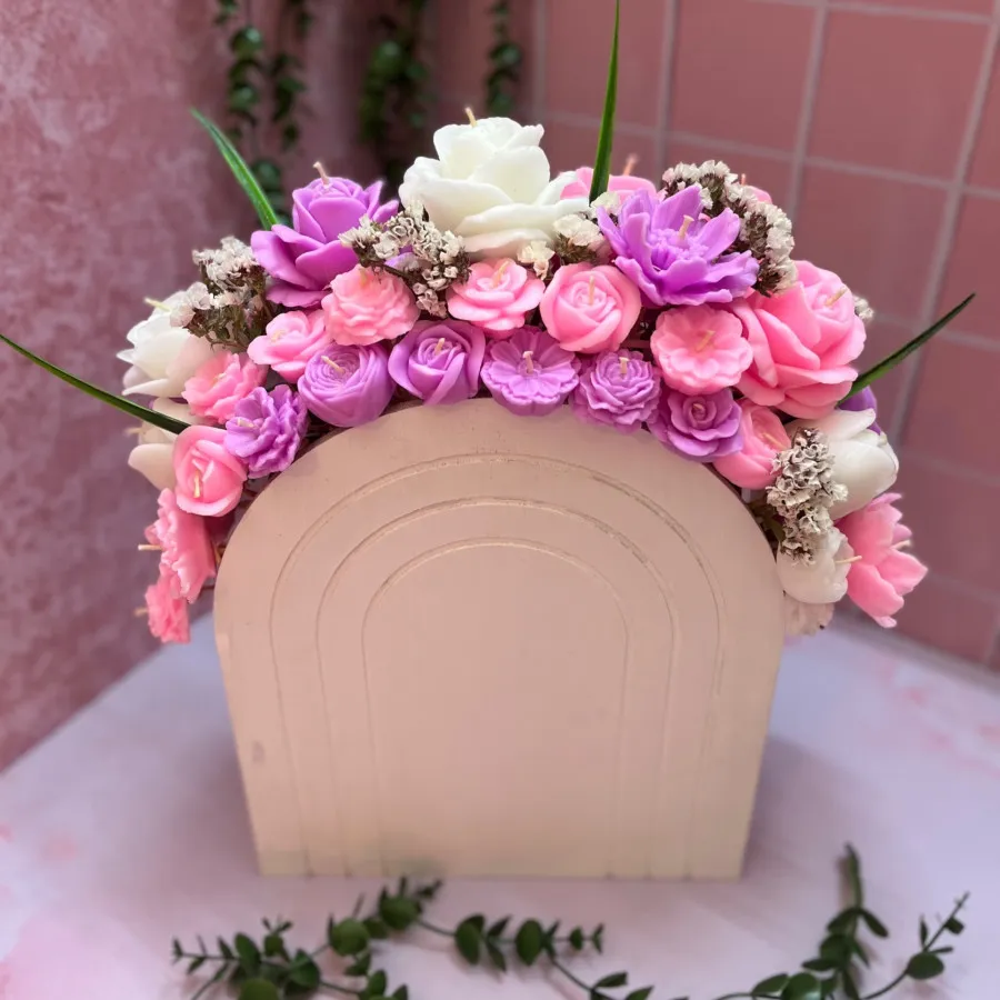 باکس گل شمعی