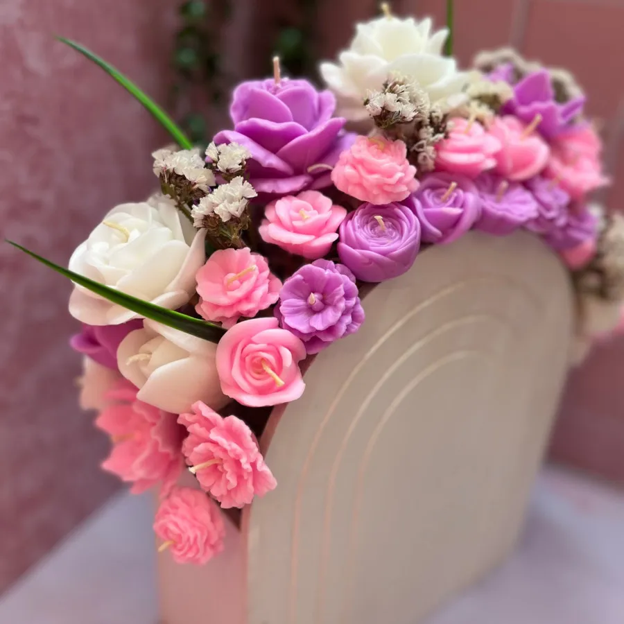 باکس گل شمعی