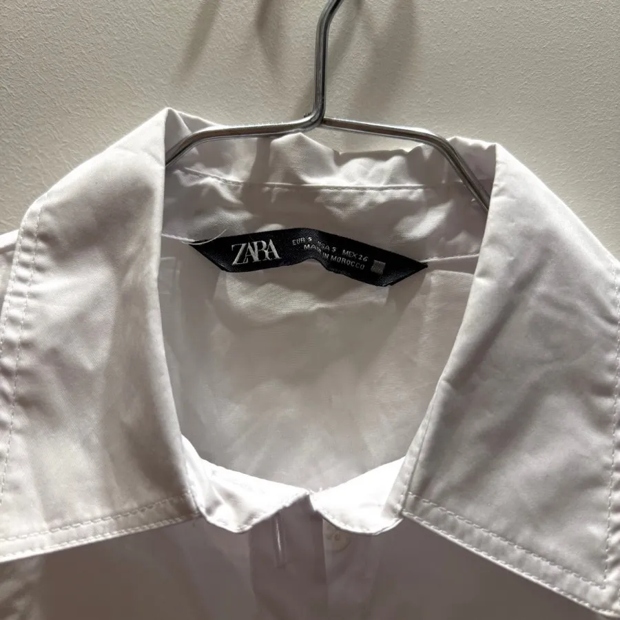 شومیز سفید برند Zara