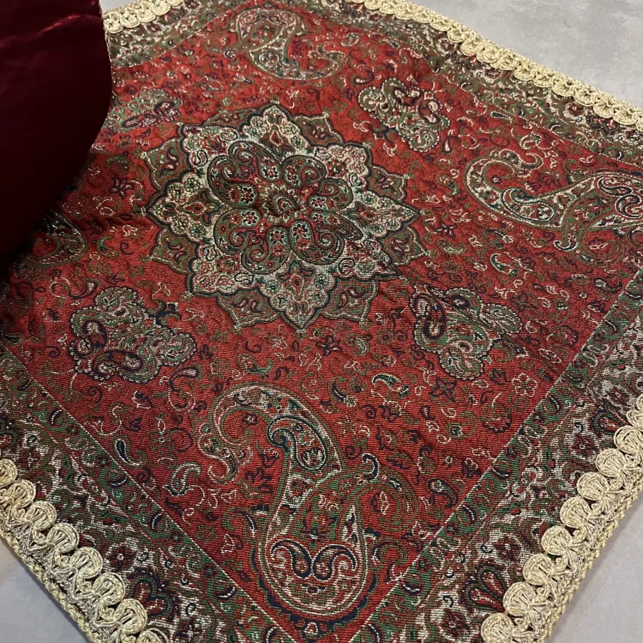 ست ترمه رو میزی دو تکه