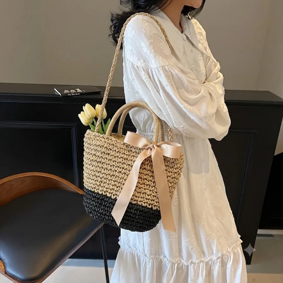 کیف حصیری وارداتی زنانه