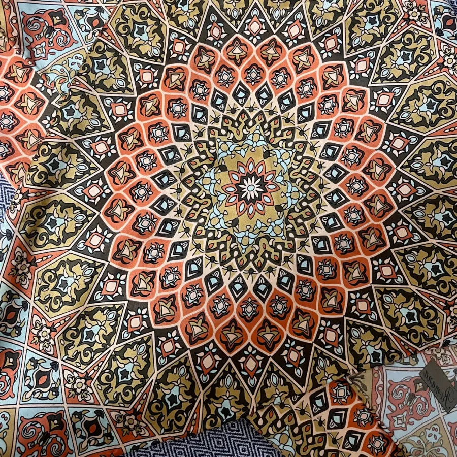 روسری ساتن ابریشم