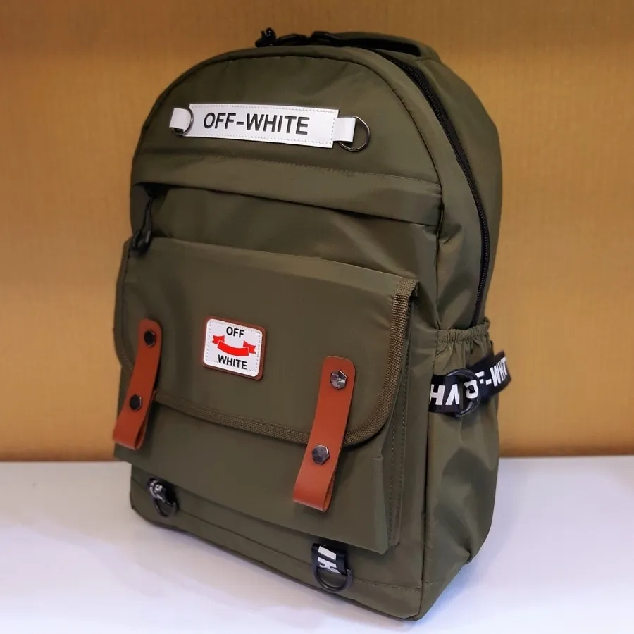 کوله پشتی off White سبز