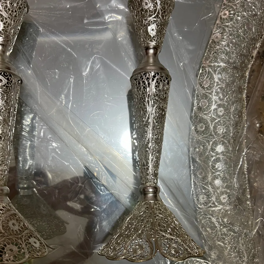 آینه شمعدان ملیلهکاری