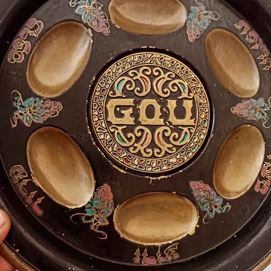 سینی تمام برنزی قدیمی