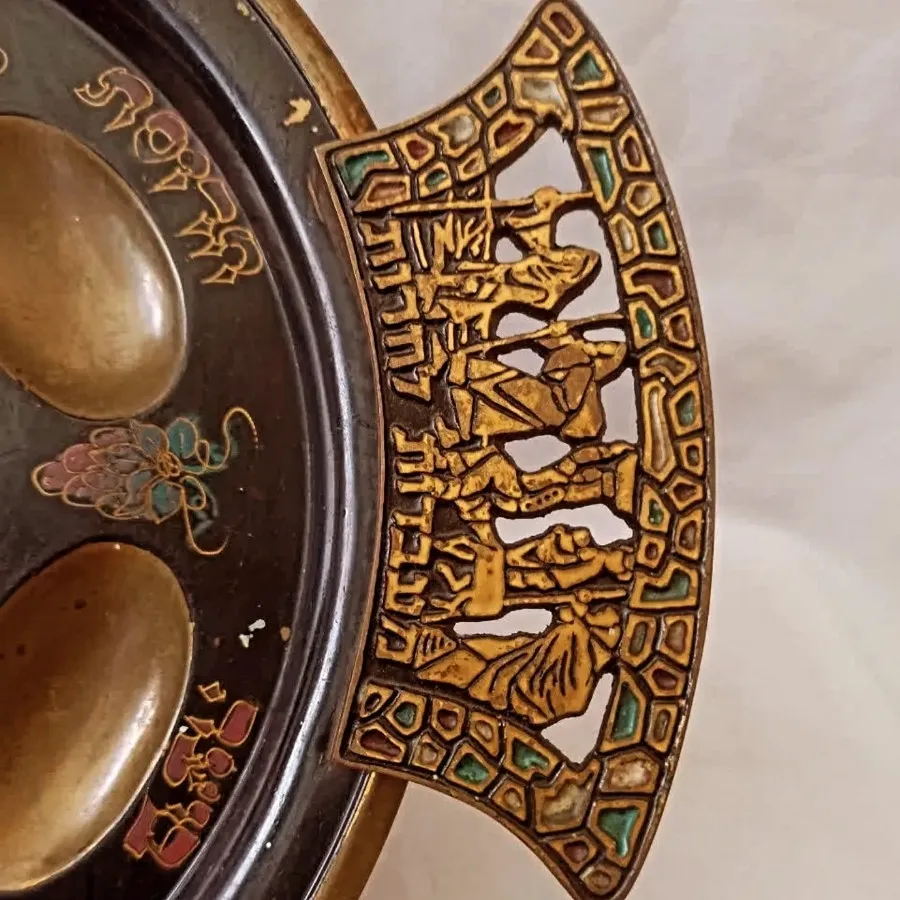 سینی تمام برنزی قدیمی