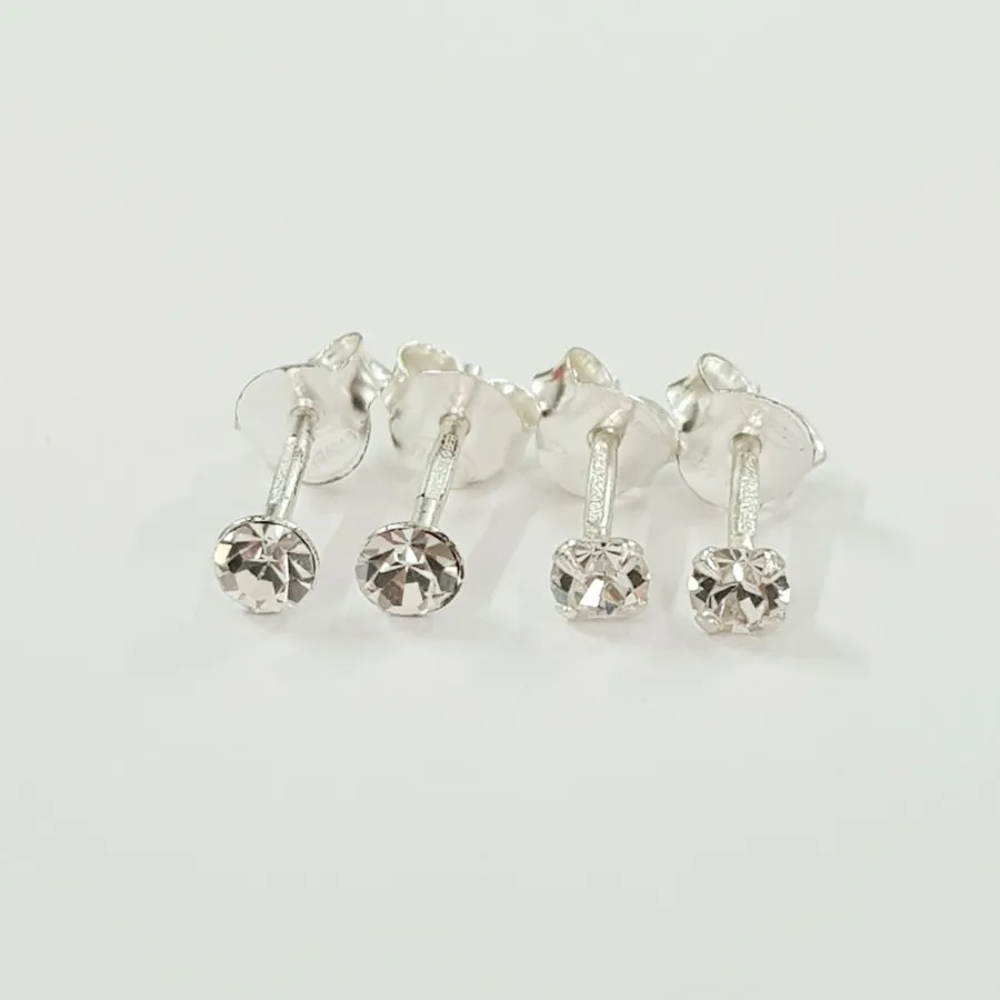 پک گوشواره گلگوش نقره 925