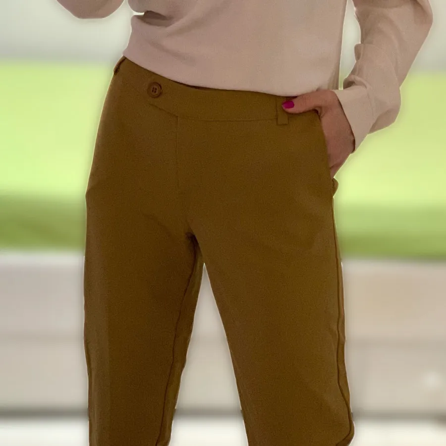 شلوار خارجی عسلی