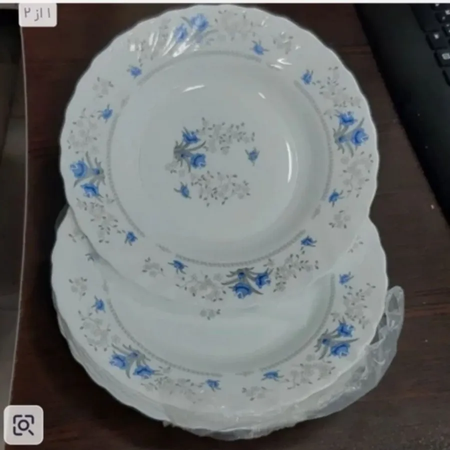 پیش دستی گل آبی