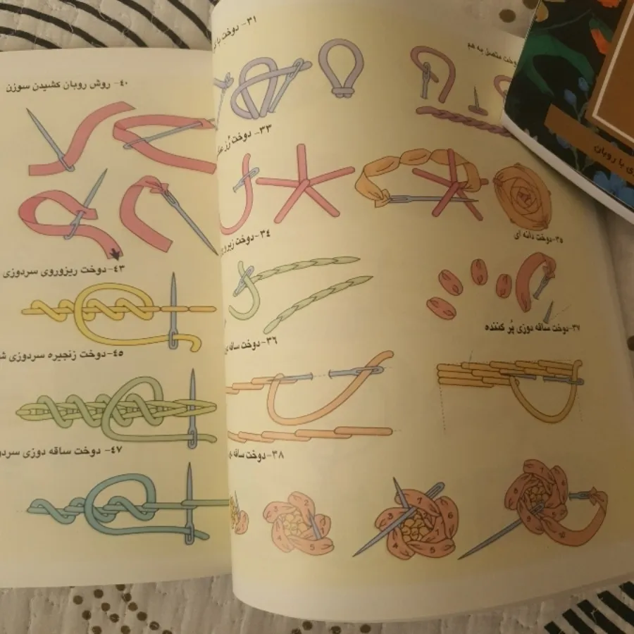 کتاب جامع گلدوزی با روبان