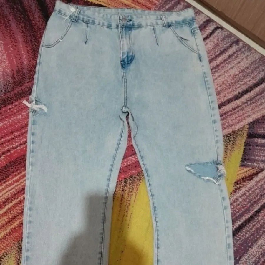 شلوار نیم بگ زاپدار