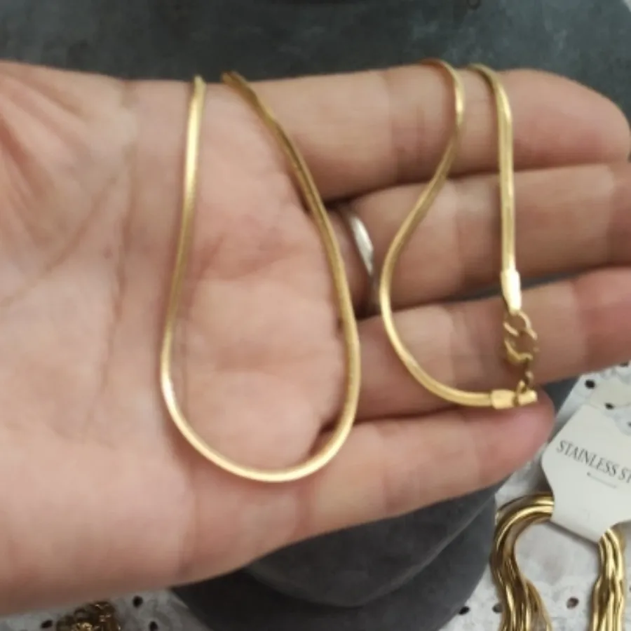 گردنبندزنجیرهرینگبون ظریف
