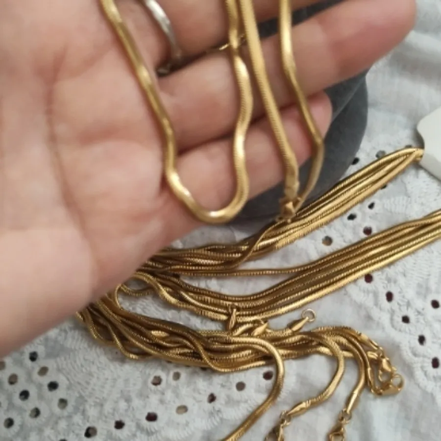 گردنبند زنجیرماری کپی طلا