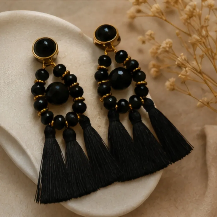 گوشواره ابریشمی وارداتی
