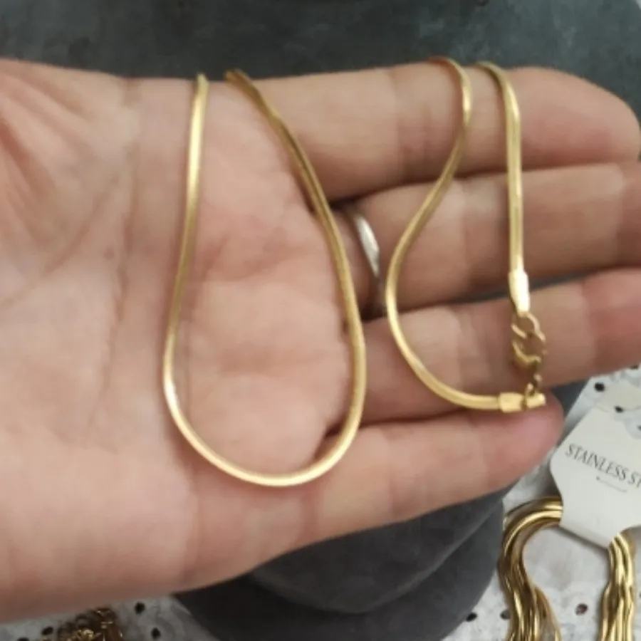 گردنبند زنجیرماری کپی طلا