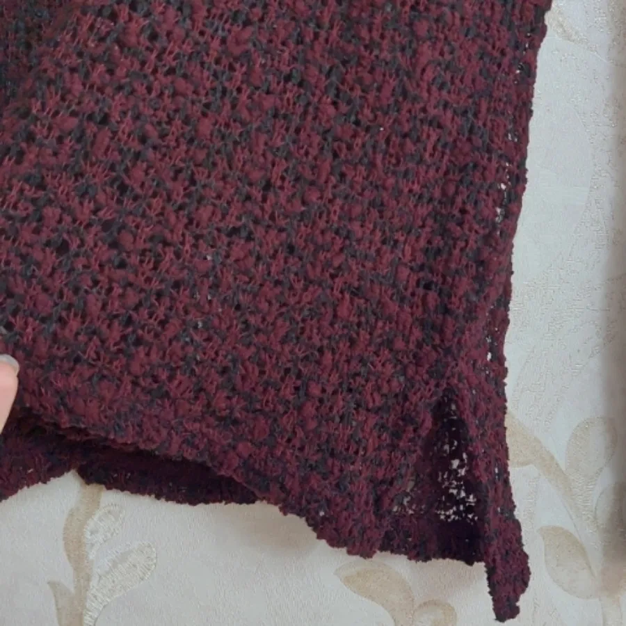 شومیز پاییزی زرشکی