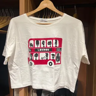 تیشرت سفید اتوبوس
