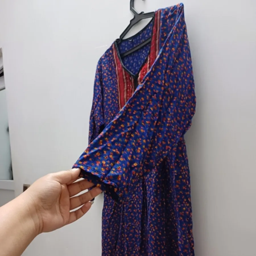 پیراهن مانتویی نخی خنک