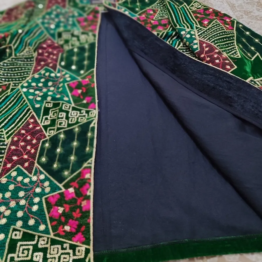 کت مخمل تمام سوزندوزی