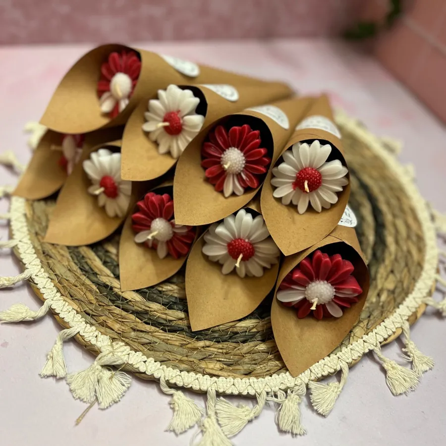 شمع گیفت بابونه