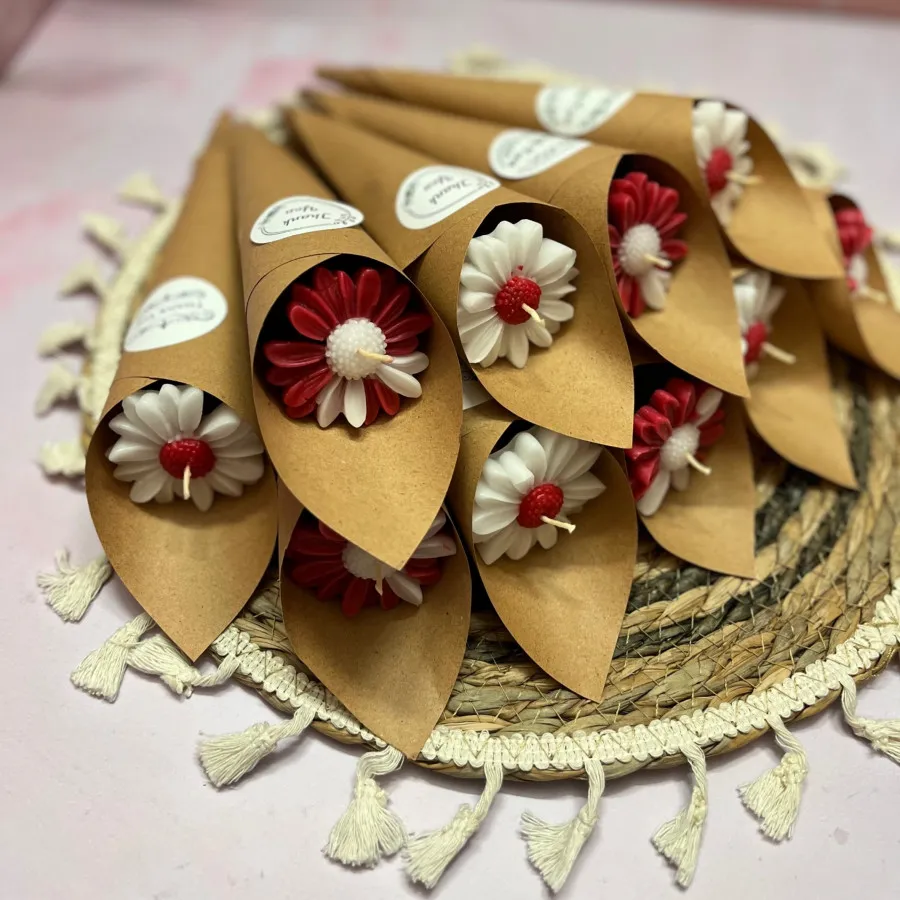 شمع گیفت بابونه