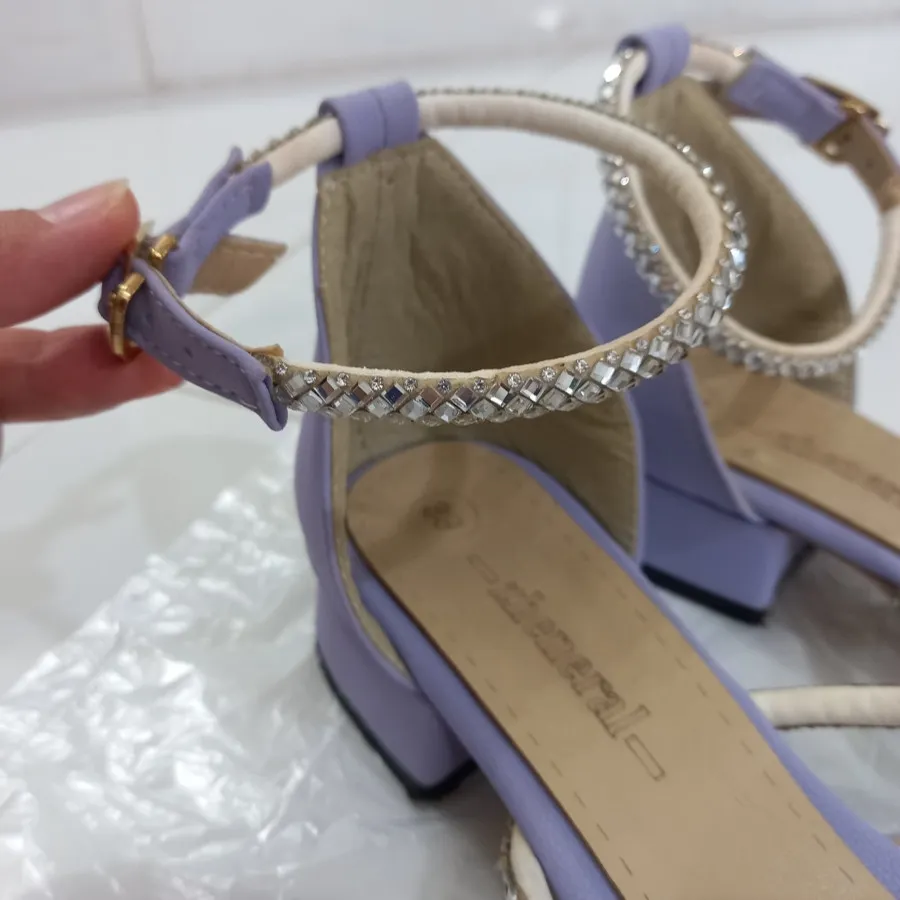 کفش چرم یاسی