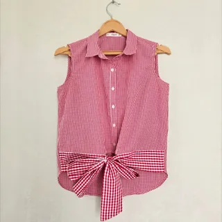 شومیز تاپ چهارخونه