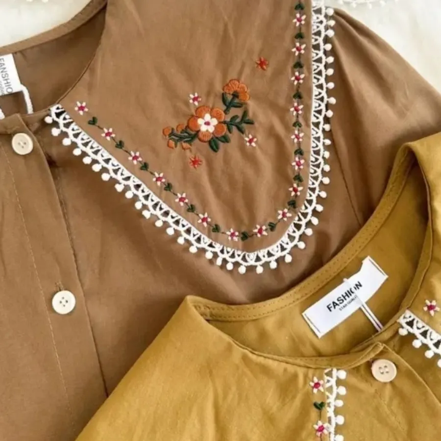 شومیز گلدوزی عروسکی
