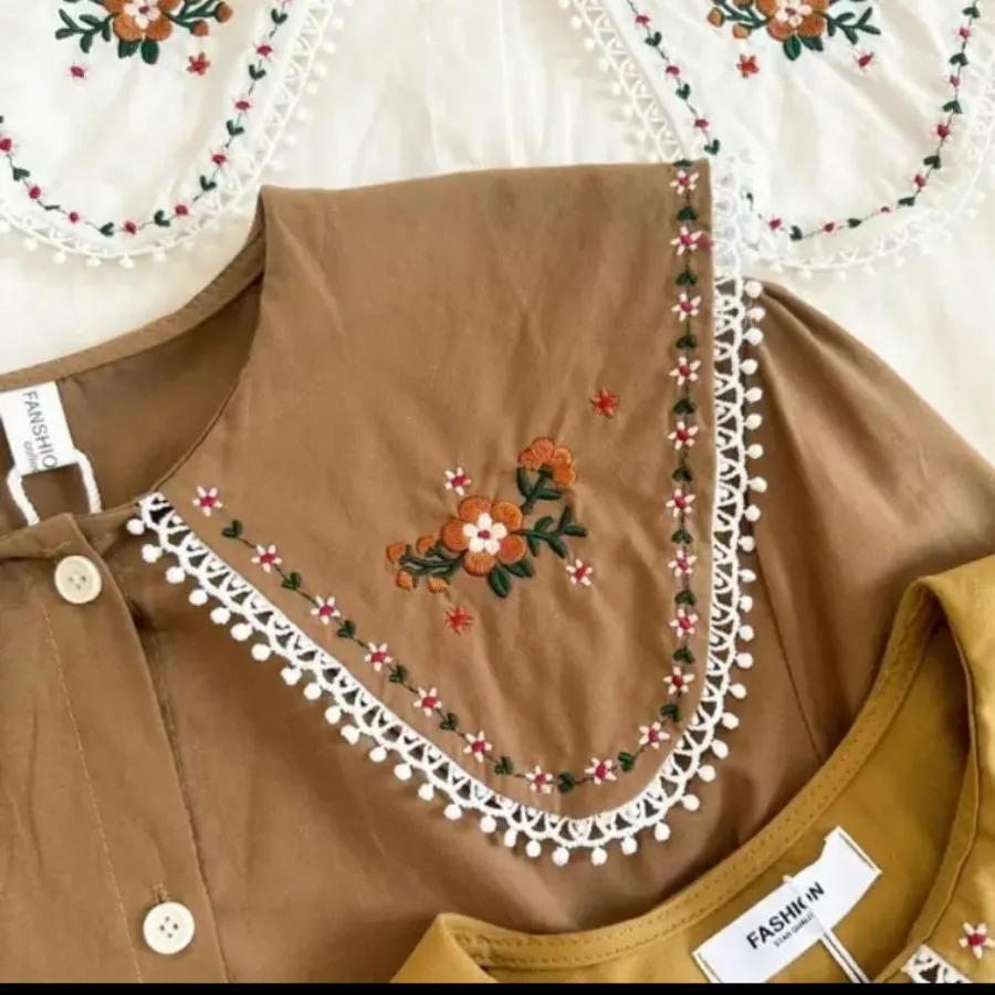 شومیز گلدوزی عروسکی
